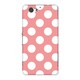 A2-70225 [70225 ドット柄 ピンクベース白ドット XperiaA2 SO-04F / MF]