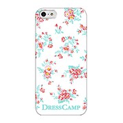 ip5-70238 [70238 花柄（白） iPhone SE/5s/5用]