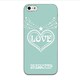 ip5-70243 [70243 LOVEハート(青) iPhone SE/5s/5用]