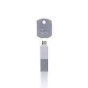 キー Micro-USB鍵型アダプター ホワイト BLD-KIIMIC-WT