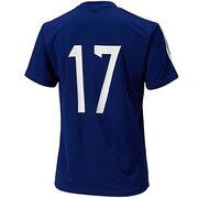 D08805 [JFA サッカー日本代表 ホームレプリカTシャツ IKF73 No.17 メンズ J/XS ブルー]