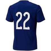 D08808 [JFA サッカー日本代表 ホームレプリカTシャツ IKF56 No.22 メンズ J4XO ブルー]