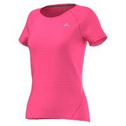 F91983 [シークエンスCCRUN 半袖Tシャツ レディース QU789 Sサイズ ソーラーピンク(F91983)]