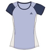 M39330 [W ACTIVETRAINING カラーブロック 半袖 T シャツ ITT44 レディース J/L グローパープルS14]