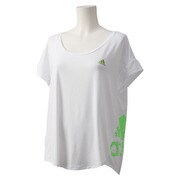 M39504 [W ACTIVEGYM ロゴ ルーズ T シャツ ITU32 レディース Sサイズ ホワイト]