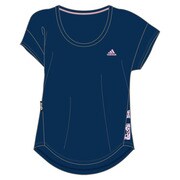 M39506 [W ACTIVEGYM ロゴ ルーズ T シャツ ITU32 レディース OTサイズ リッチブルーF14]