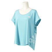 M39509 [W ACTIVEGYM ロゴ ルーズ T シャツ ITU32 レディース Sサイズ ビビッドミントF1]