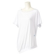 M39520 [W ACTIVEGYM アシンメトリー 半袖 T シャツ ITU36 レディース OTサイズ ホワイト]