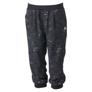 M39534 [W ACTIVEGYM レオパード柄 ウーブンカプリパンツ ITU40 レディース Mサイズ ブラック/ボールドオニキス]