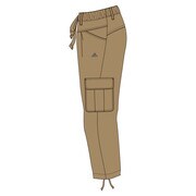 M39599 [W ESSENTIALS タッサー カーゴカプリパンツ ITU56 レディース OTサイズ カードボード]