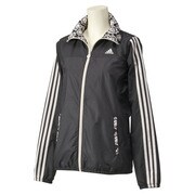 S03531 [W ADIDASBLOOM ウインドブレーカージャケット T ITX26 レディース Lサイズ ブラック]