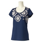 S03537 [W adidasbloom ショートスリーブTシャツ ITX28 レディース OTサイズ カレッジネイビー]