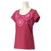 S03538 [W adidasbloom ショートスリーブTシャツ ITX28 レディース Lサイズ ボールドピンク]