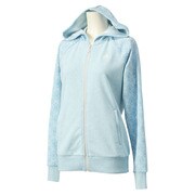 S03547 [W ADIDASBLOOM スウェットパーカー ITX30 レディース OTサイズ フロストブルーF14]