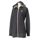 S03553 [W ADIDASBLOOM スウェットロングパーカー ITX31 レディース Lサイズ ブラック]