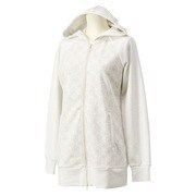 S03554 [W ADIDASBLOOM スウェットロングパーカー ITX31 レディース Lサイズ パールグレーS14]