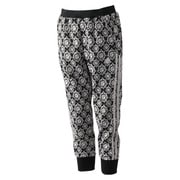 S03643 [W ADIDASBLOOM ジャガードパンツ ITX51 レディース Mサイズ ブラック]