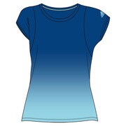 S04687 [W ACTIVETRAINING グラデーション 半袖 T シャツ JED66 レディース J/M カレッジロイヤル]