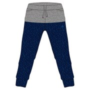 S04704 [W ACTIVETRAINING スウェット カプリパンツ JED71 レディース Lサイズ カレッジネイビー]