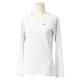 S04716 [W ACTIVETRAINING ボディヒート 長袖 T シャツ JED75 レディース J/M ホワイト]
