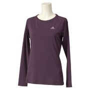 S04719 [W ACTIVETRAINING ボディヒート 長袖 T シャツ JED75 レディース J/M リッチレッドF14]
