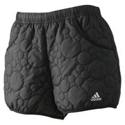 S05189 [W ADIDASBLOOM キルティングショーツ JIE67 レディース Sサイズ ブラック]