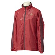 S06566 [M ADIDASBRAVE BH4 ウィンドブレーカージャケット JDP19 メンズ Oサイズ パワーレッド/ナイトグレー]