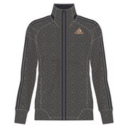 S06595 [M ADIDASBRAVE NEW 3D パイルジャージ ジャケット JDP17 メンズ XOサイズ Dグレイヘザー]