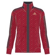 S06596 [M ADIDASBRAVE NEW 3D パイルジャージ ジャケット JDP17 メンズ Lサイズ パワーレッド]