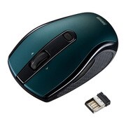 ワイヤレス縦横スクロールマウス グリーン MA-IRW23G