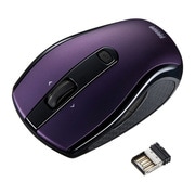 ワイヤレス縦横スクロールマウス バイオレット MA-IRW23V