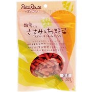 素材メモ ささみとお野菜 [犬用おやつ 100g 国産]