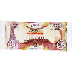 トラッドホワイトガム 骨型 M [犬用おやつ 1本 牛皮 コラーゲンガム]