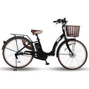 電動アシスト自転車 Passepied PASTEL(パスピエ パステル) 26型 内装3段変速 ナチュラルブラック XM26-0001