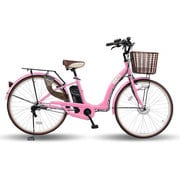電動アシスト自転車 Passepied PASTEL(パスピエ パステル) 26型 内装3段変速 パステルピンク XM26-0001