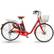 電動アシスト自転車 Passepied(パスピエ) 26型 内装3段変速 キャンディレッド TH26-0001