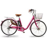 電動アシスト自転車 Passepied(パスピエ) 8.8Ahタイプ 26型 内装3段変速 ルージュピンク TH26-0002