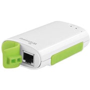 バッテリー搭載ポケットルーター Wi-Fiカードリーダー付 REX-WIFIMSD1-26