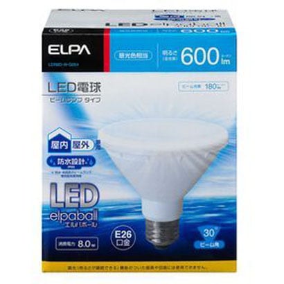 LDR8D-W-G054 [LED電球 E26口金 昼光色 600lm LED elpaball（エルパボｰル）]