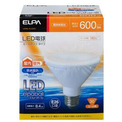 LDR8L-W-G055 [LED電球 E26口金 電球色 600lm LED elpaball（エルパボｰル）]