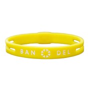 BANDEL stringbracelet Yellow×White Lサイズ [ストリングブレスレットイエローLサイズ]