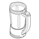 AVA03-233-W0 [ミキサーコップ 700mL ふた別売]