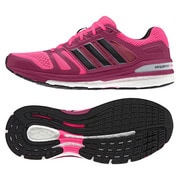 ランニングシューズ SNOVA SEQUENCE BOOST レディース 24.5cm ボールドピンク×コアブラック×ソーラーピンク [M18957]