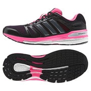 ランニングシューズ SNOVA SEQUENCE BOOST レディース 23.0cm コアブラック×カーボンメットS14×ソーラーピンク [M29717]