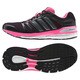 ランニングシューズ SNOVA SEQUENCE BOOST レディース 24.0cm コアブラック×カーボンメットS14×ソーラーピンク [M29717]