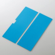 Surface Pro3用 背面デザインフィルム カーボン×ブルー TB-MSP3WRPT2