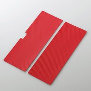 Surface Pro3用 背面デザインフィルム カーボン×レッド TB-MSP3WRPT3