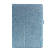 iPad Air用レザーケース(合皮) タッチペン付き ブルー IP13-ADF-08501B