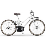 電動アシスト自転車 PAS VIENTA5(パス ヴィエンタファイブ) 26型 内装5段変速 クリスタルホワイト PM26V/PM26CGV4J
