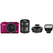 EOS M2 ダブルレンズキット レッド [ボディ レッド＋交換レンズ「EF-M18-55mm F3.5-5.6 IS STM」「EF-M22mm F2 STM」]